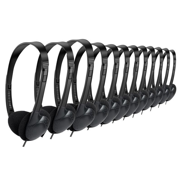 20 Pack Kabelgebundene Kopfhörer für Klassenzimmer, On-Ear Kopfhörer, Klarer Klang, Stereo Headset 3