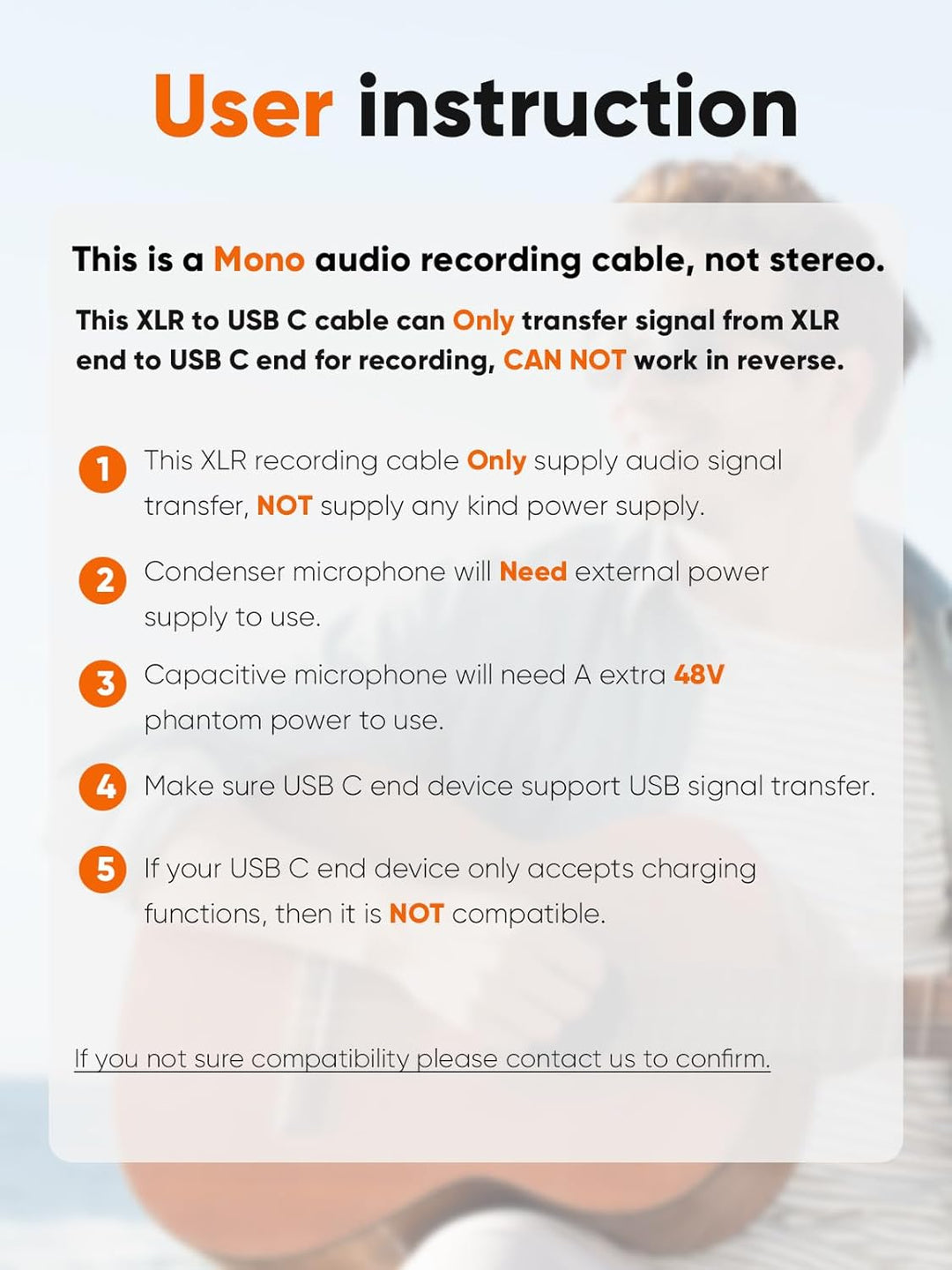 CableCreation XLR auf USB C 0,9 m, XLR-Buchse auf USB-Typ-C, professionelles Aufnahme-Audiokabel, fü