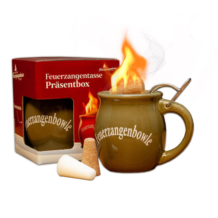 Feuerzangentasse 1er-Set, Oliv - für Feuerzangenbowle, Oliv