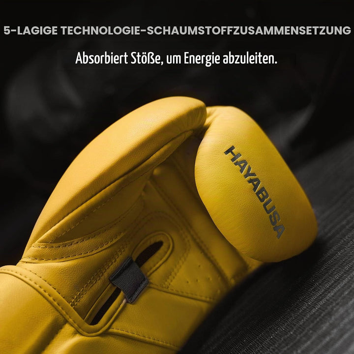 Hayabusa T3 Kanpeki Bokshandschoenen 12oz Tigergelb, 12oz Tigergelb