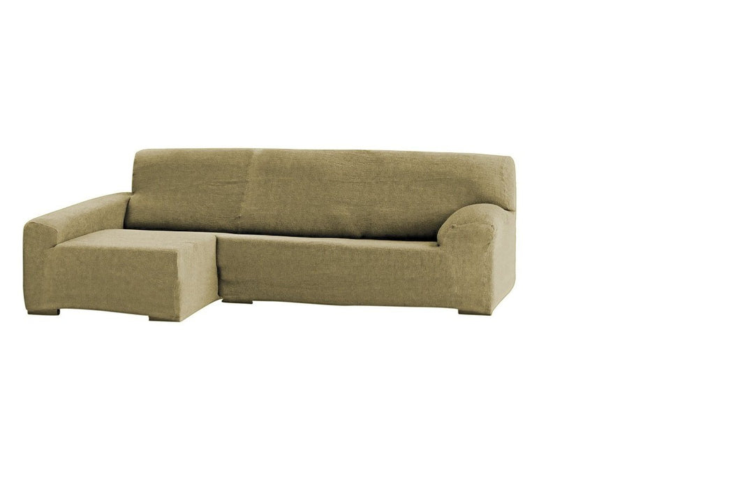 Eysa Teide elastisch Sofa überwurf Chaise Longue rechts, frontalsicht, 240 cm, Polyester-Baumwolle,