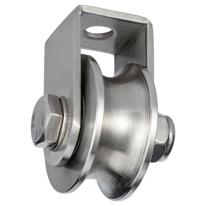 Umlenkrolle mit 2 Kugellager, Edelstahl Fitness flaschenzug，Umlenkrollen für 12mm Seile Stahlseil, T