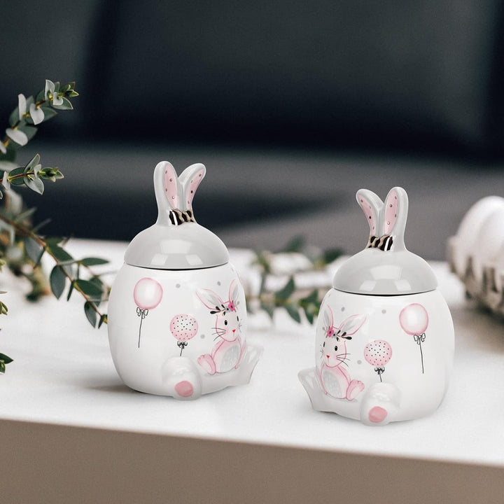 Cabilock Bonbonglas Mit Deckel Keramik Dosen Ostern Bonbon Dose Porzellan Teedose Sü?igkeiten Vorrat