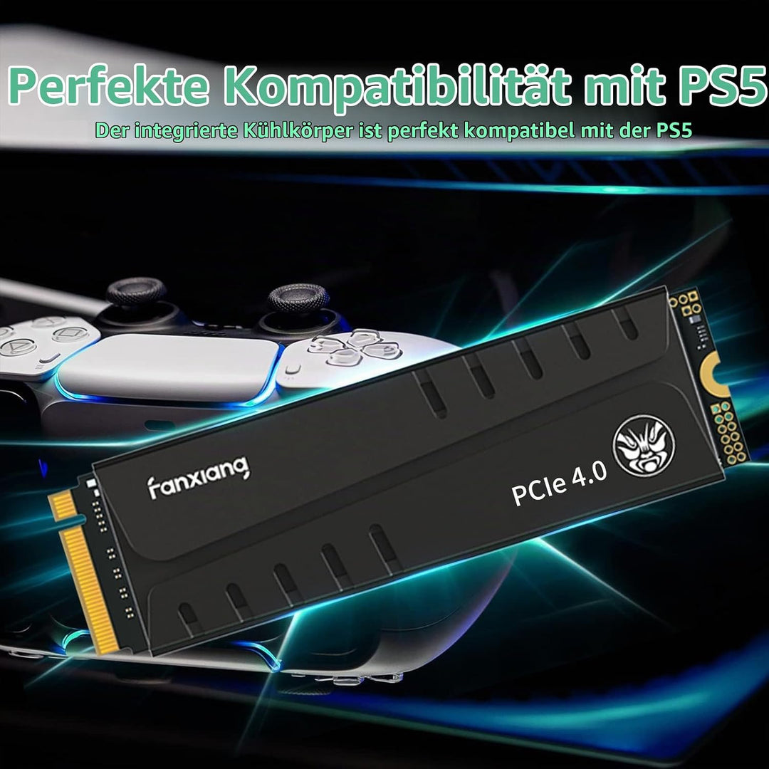 fanxiang S770 1TB PCIe 4.0 NVMe SSD M.2 2280 Interne Solid State Drive, mit Konfiguriertem DRAM Cach