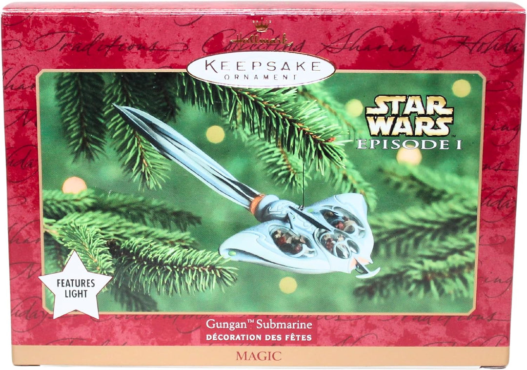 Unbekannt Star Wars: Episode I - Gungan Submarine - Features Light - Christmas Tree Ornament - Hallm