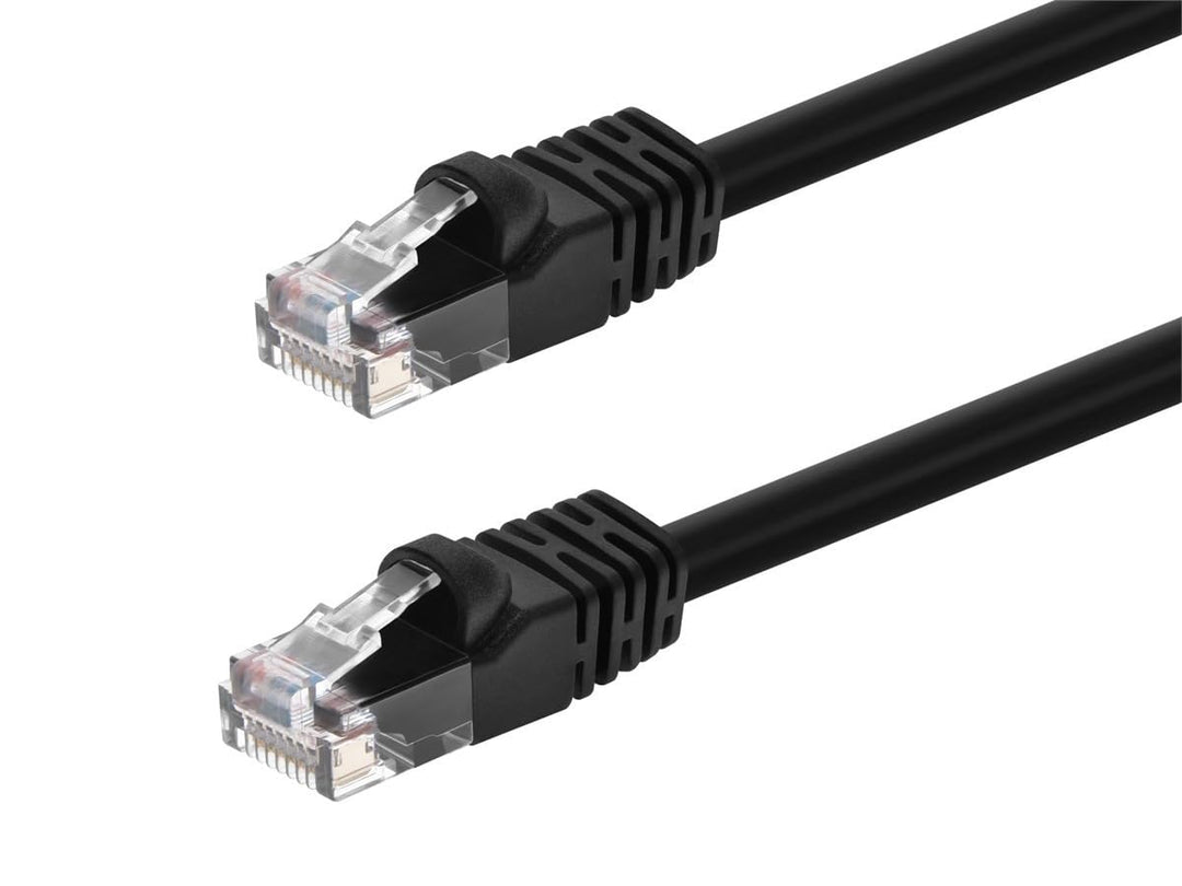 Monoprice Netzwerkkabel (UTP, 24 AWG, Cat5e, 350 MHz, UTP, blankes Kupfer, 30 m) Schwarz schwarz 100