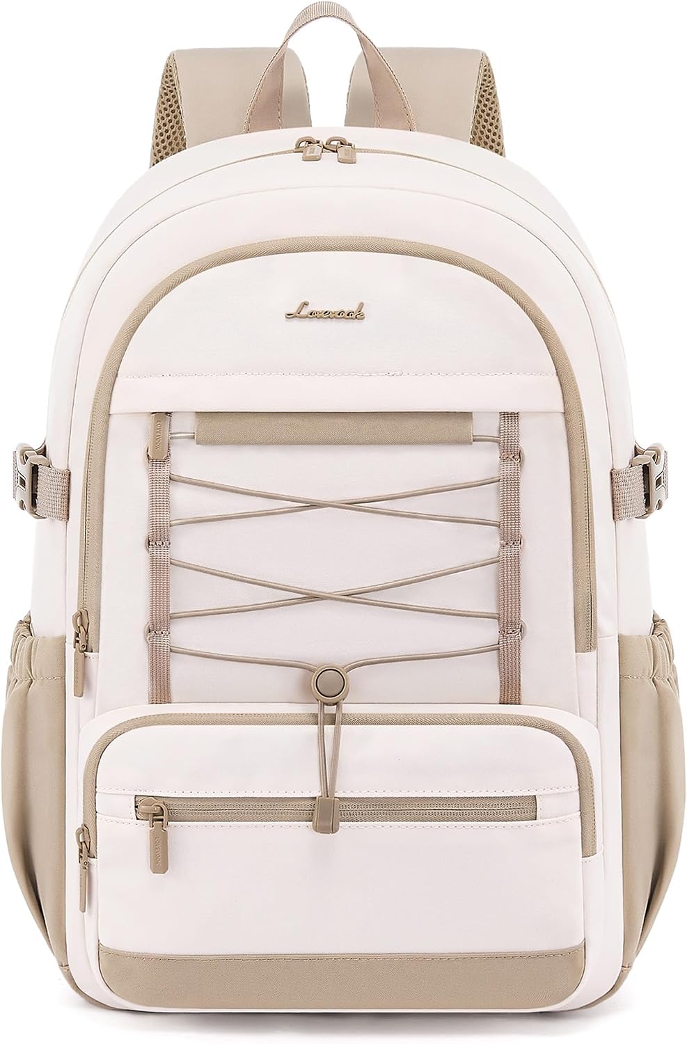 LOVEVOOK Rucksack Damen, 17,3 Zoll Laptop Schulrucksack Teenager Wasserdicht Schultasche Mädchen Tra