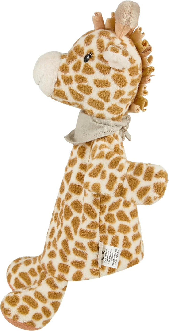 Sterntaler Handpuppe Giraffe Kaya - weiches Kinder Spielzeug zum Puppentheater, Erzählen, Kuscheln &amp;