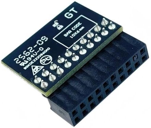 JINTAI TPM 2.0-Modul TPM LPC 20-Pin-Modul für Gigabyte-Motherboard B450-Gaming X/GA-Gaming-B8/GA-B25