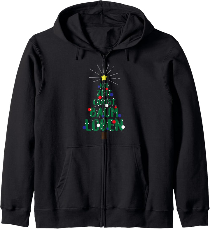 Koi Zeit Christbaum Loben Schwaben | Schwäbisch Dialekt Kapuzenjacke