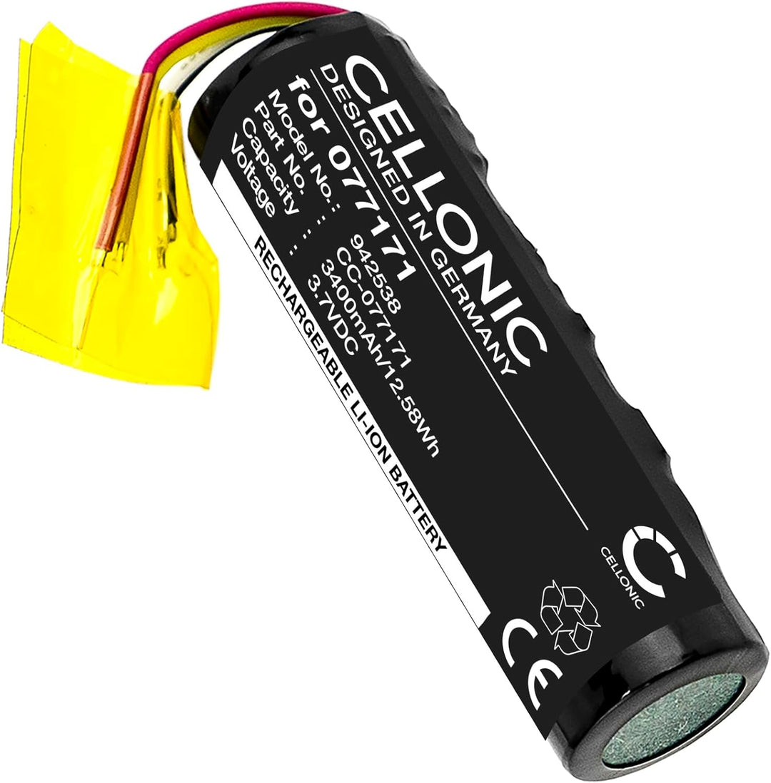 CELLONIC, Lautsprecherakku kompatibel mit Bose SoundLink Micro (3400mAh, 3.7V) Ersatzakku 077171