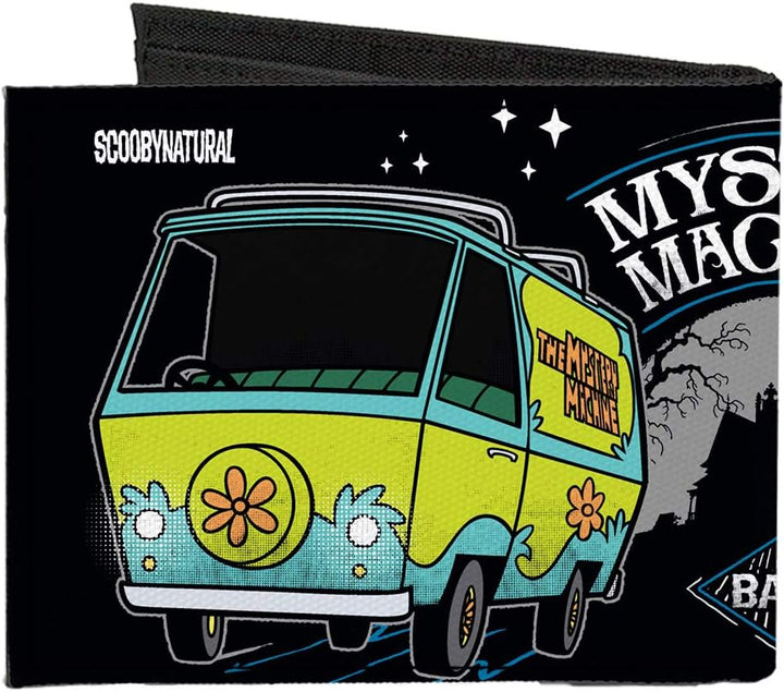 Buckle-Down Herren Geldbrse, Scooby DOO Supernatural, 4.0" x 3.5"