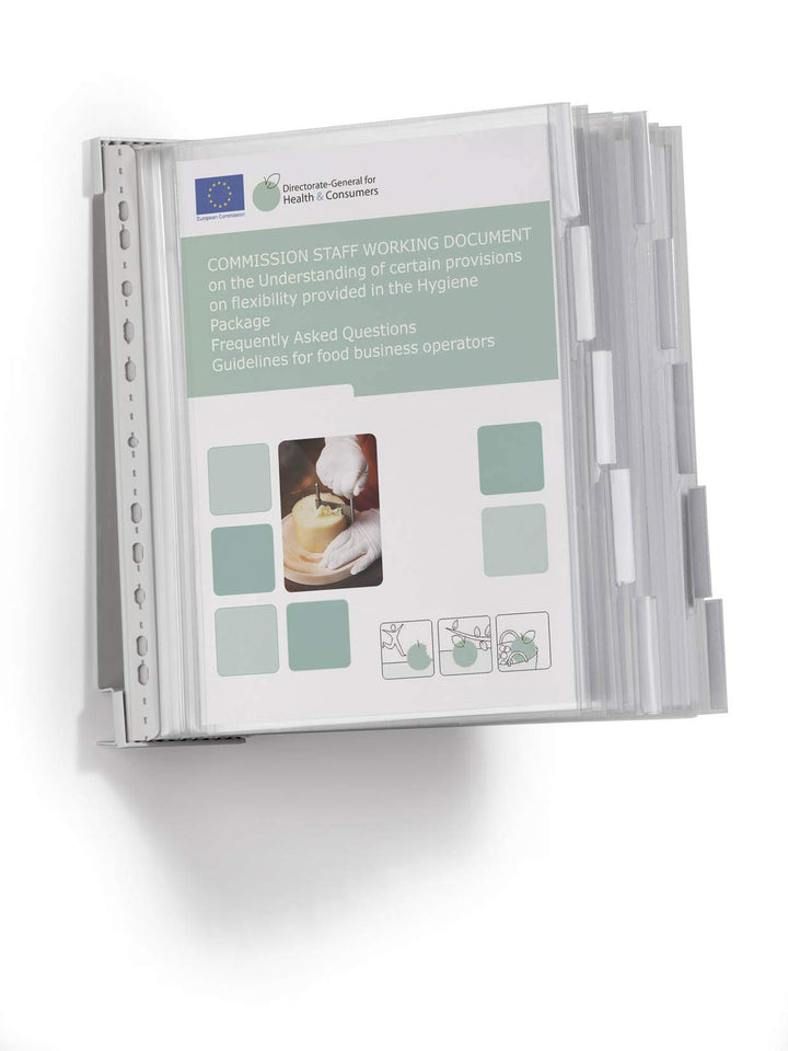 Durable Sichttafelsystem Function Safe Wall 10 mit 10 Sichttafeln, 583100 Wand (geschützt) 10 Tafeln