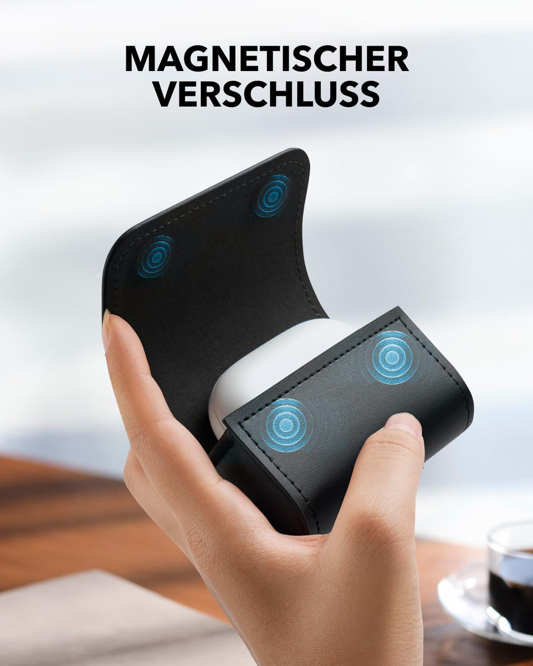 soundcore von Anker, Reise-Etui für AeroFit Serie, für alle AeroFit Earbuds, Kratzfest, tragbar, mit