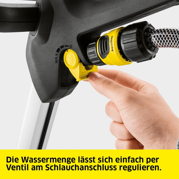 Kärcher Terrassenreiniger PCL 4 (Druck: 10 bar, 2 Bürstenwalzen für Holzoberflächen, 2 Wasserdüsen,