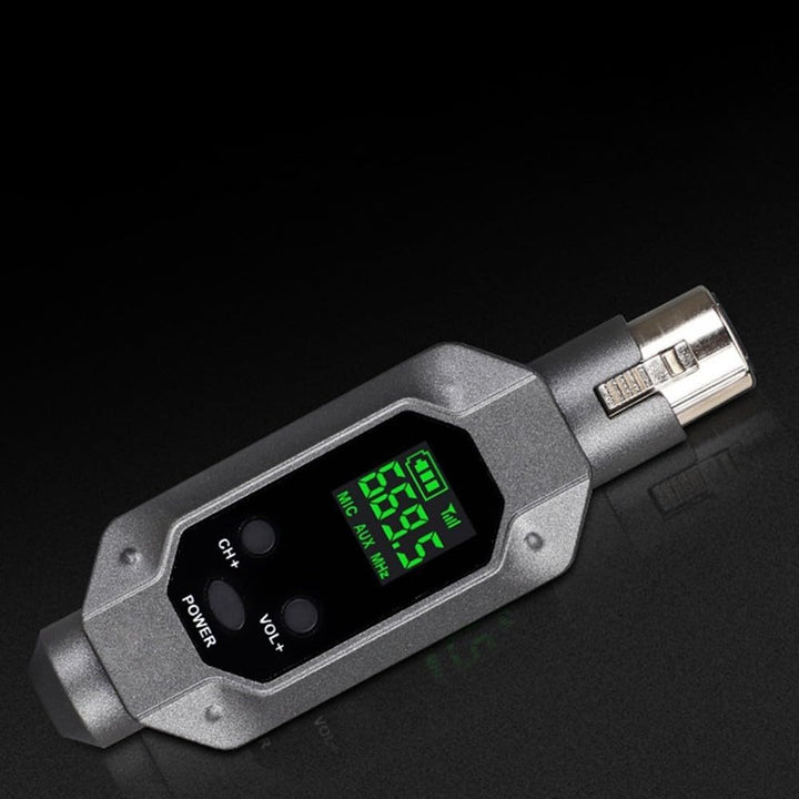 SPORTARC Drahtloser Xlr-Sender und XLR-Empfänger, kabelloser Mikrofon-Audio-Transmitter-Empfänger, d