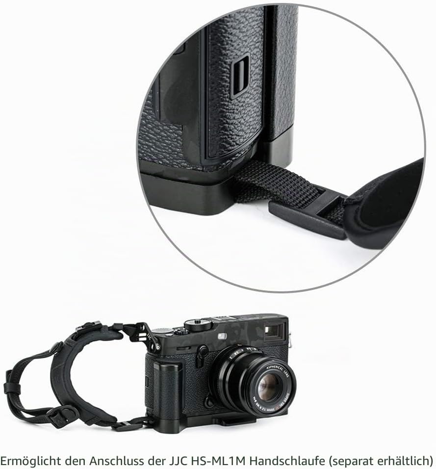 Handgriff Kameragriff für Fujifilm Fuji X-Pro3 X-Pro2 X-Pro1 | Arca Swiss schnellwechselplatte kompa
