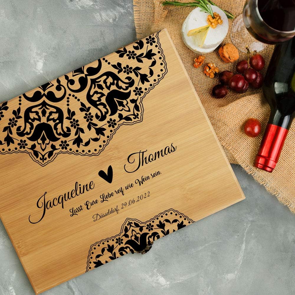 Maverton Weinöffner-Set personalisiert Weinset Sommelier Set - Geschenkbox Holzbox + 8er Weinzubehör