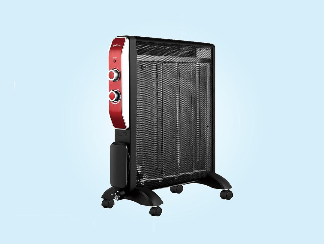 PURLINE MR2000B Heizung Mica Wärmewelle heizgerät 2000W, Elektrische Heizung mit einstellbarem Therm