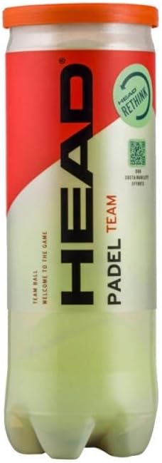 Head Packung mit 3 Flaschen für Padel, Edition 2019, Erwachsene, Unisex, Gelb, Grösse M Packung mit