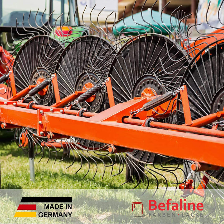 Befaline © Metallschutzlack 3 in 1 Metalllack 5l Platingrau, Metallfarbe, Metallschutzfarbe für Meta