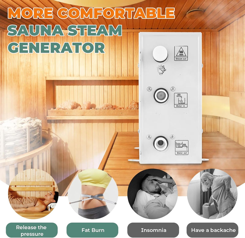 YJINGRUI dampfbad generator dampfgenerator für dampfbad dampfgenerator für sauna mit digitaler Steue
