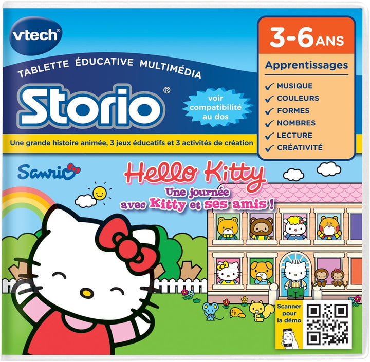 Vtech – 230105 – Storio 2 und folgende Generationen – Lernspiel Hello Kitty, Hello Kitty