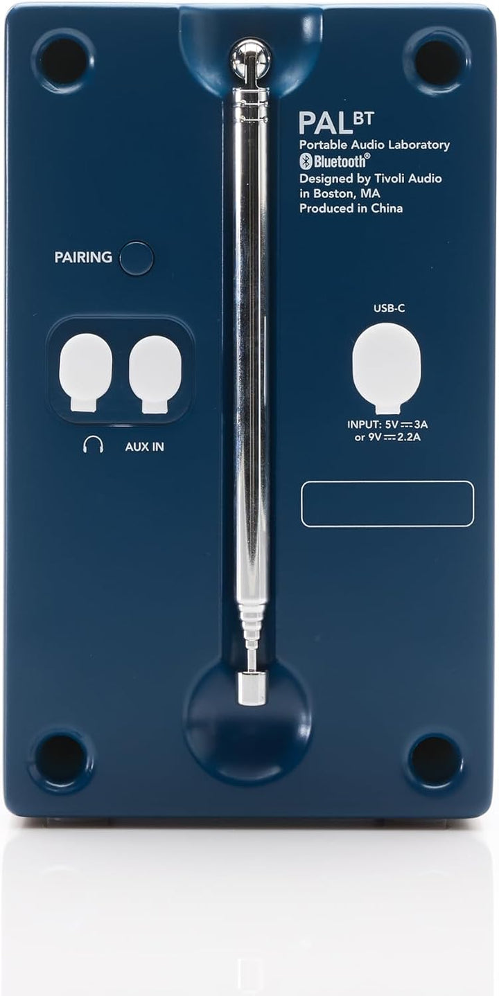 Tivoli Audio PAL BT (Gen 3) FM-Radio, Bluetooth, tragbar, USB-C, Blau