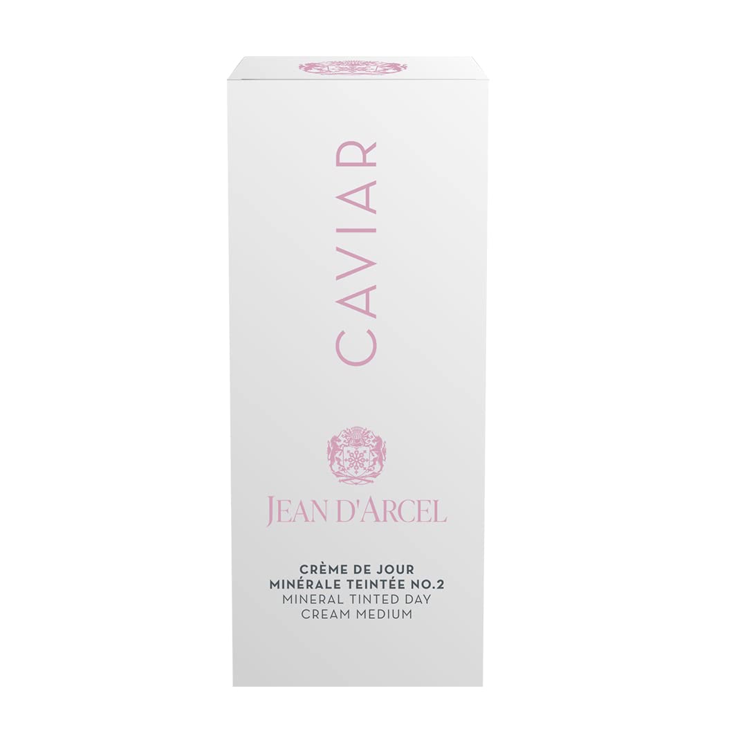 JEAN D’ARCEL - CAVIAR crème de jour minérale teintée no.2 - Zart getönte Anti-Aging Tagescreme - Gle