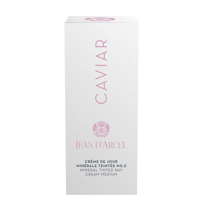 JEAN D’ARCEL - CAVIAR crème de jour minérale teintée no.2 - Zart getönte Anti-Aging Tagescreme - Gle