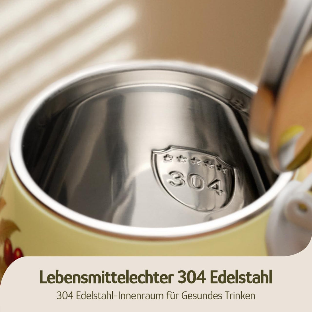 Hazel Quinn X Eduardo Recife Collaboration Elektrischer Wasserkocher, 1 Liter, Retro-Design, Kleiner