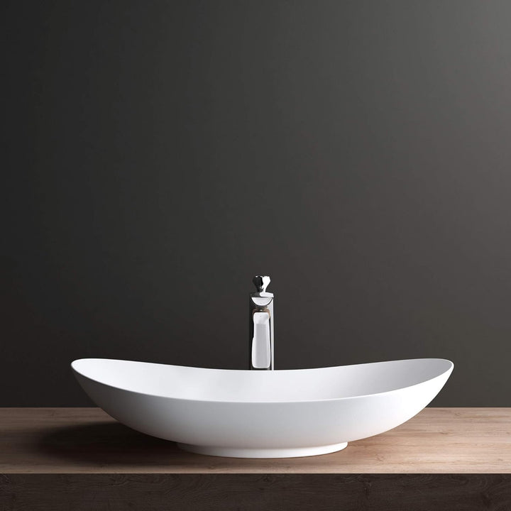 Mai & Mai Armatur Wasserhahn Bad Silber WAM-7201 | Waschbeckenarmatur 28cm hoch | Badinstallationen