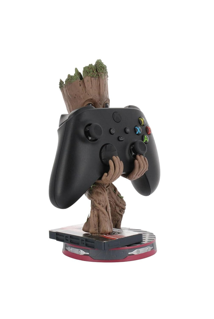 Cableguys Marvel Smiley Toddler Groot Controller Halter &amp; Handy Ständer - Gaming Zubehör für Schreib