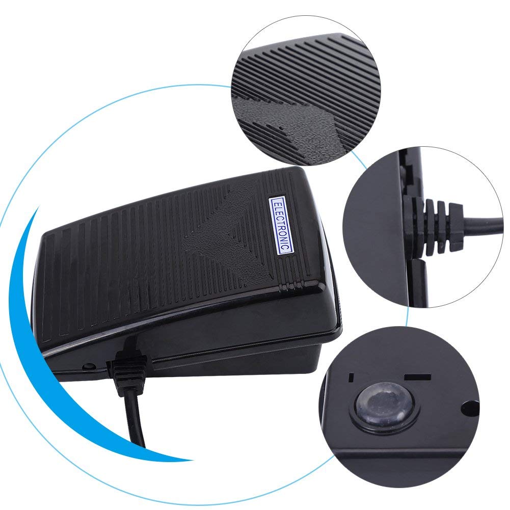 Yinong Nähmaschine Fusspedal Controller,Universal Home Nähmaschine Fussschalter Pedal Variable Speed