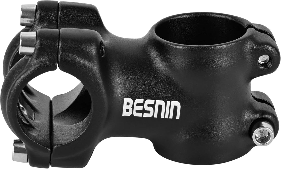 BESNIN Fahrrad Vorbau 25,4mm MTB Vorbau 7 Grad Lenkervorbau 32/45mm Kurz Fahrradlenker Vorbau Alumin