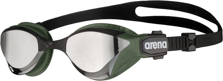 ARENA Unisex Cobra Tri Swipe Mr Schwimmbrille (1er Pack) Einheitsgrösse Silver-Army, Einheitsgrösse