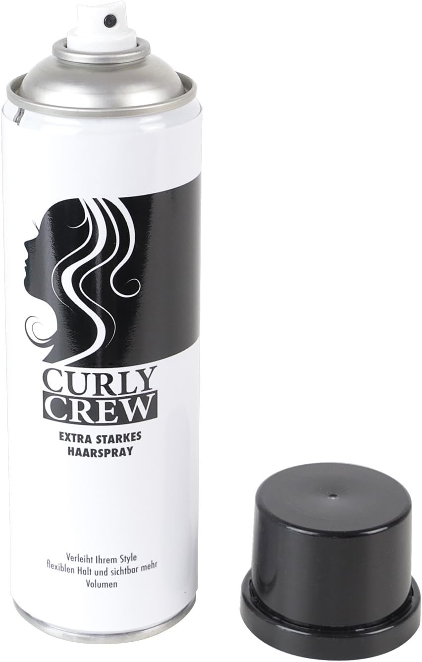 plasticfantastic Dosensafe Haarspray Curly Crew 24 x 6,5 cm, Schaumstoff, Weiss, Curly Crew