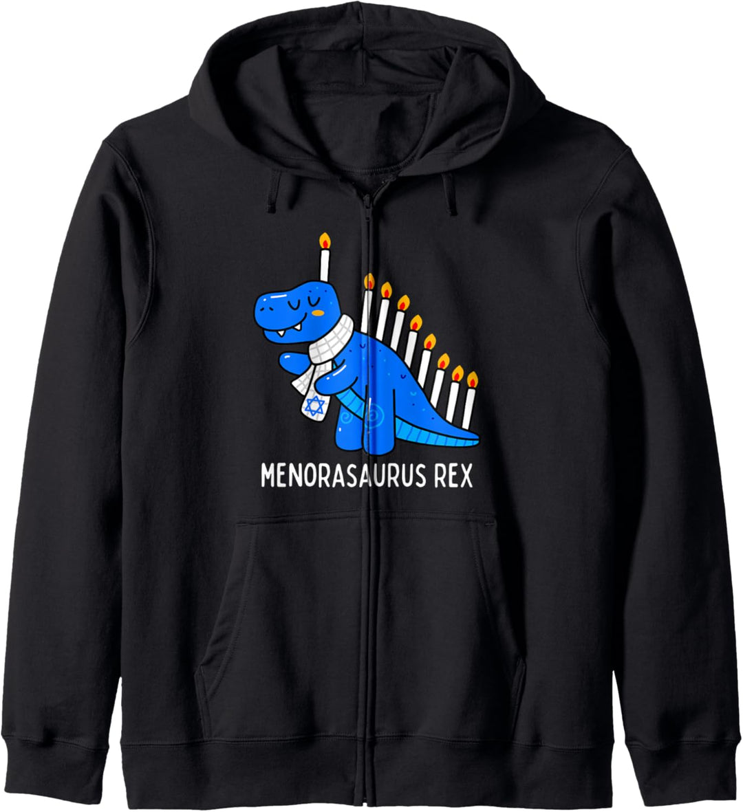 Chanukka-Dinosaurier Menorasaurus T-Rex Dino Chanukka-Jungen Kapuzenjacke