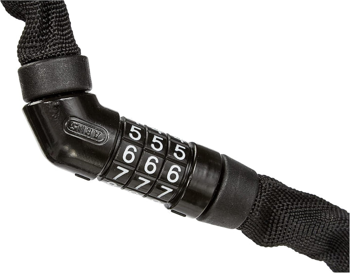 ABUS Kettenschloss Steel-O-Chain 4804C – Zahlenschloss aus Spezialstahl – ABUS-Sicherheitslevel 3 Sc