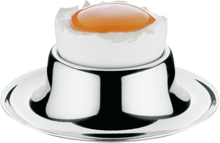 WMF Eierkocher-Set 6-teilig, Cromargan Edelstahl Rostfrei 18/10, Silber, Eierbecher, Eierschneider,