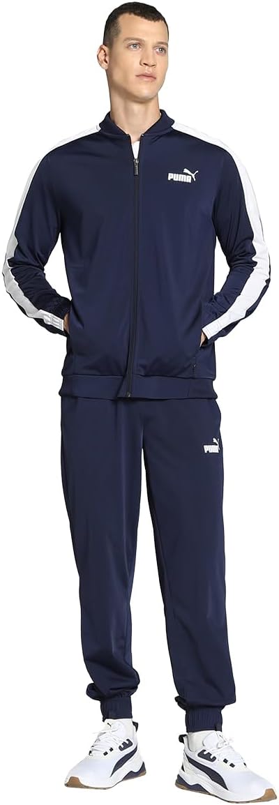 PUMA Herren Trainingsanzug S Navy Blue, S Navy Blue