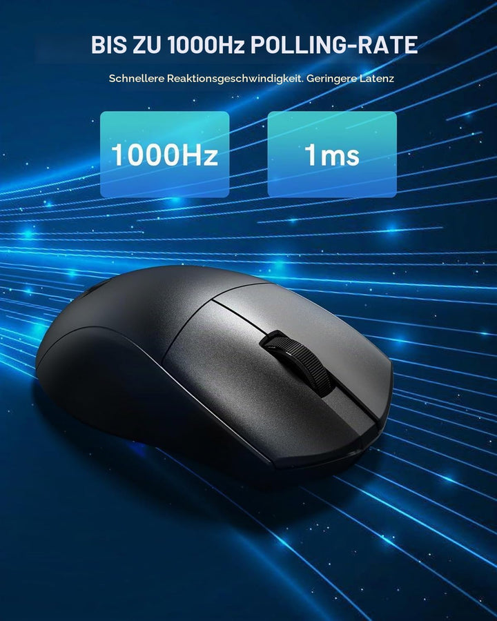 Redragon M821 Ergonomische Kabellose Gaming Maus 54g 3-Mode 12800DPI 1000Hz