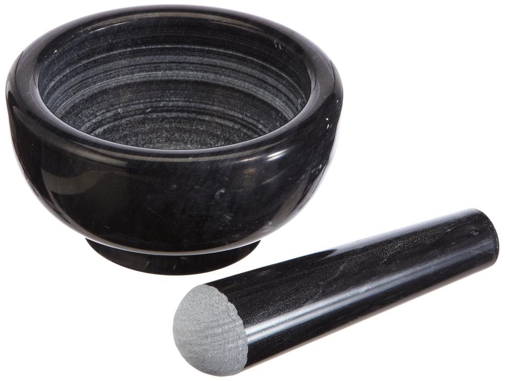 Küchenprofi 1002431011 Marmor Mörser, 11 cm, Schwarz, 1 - Pack