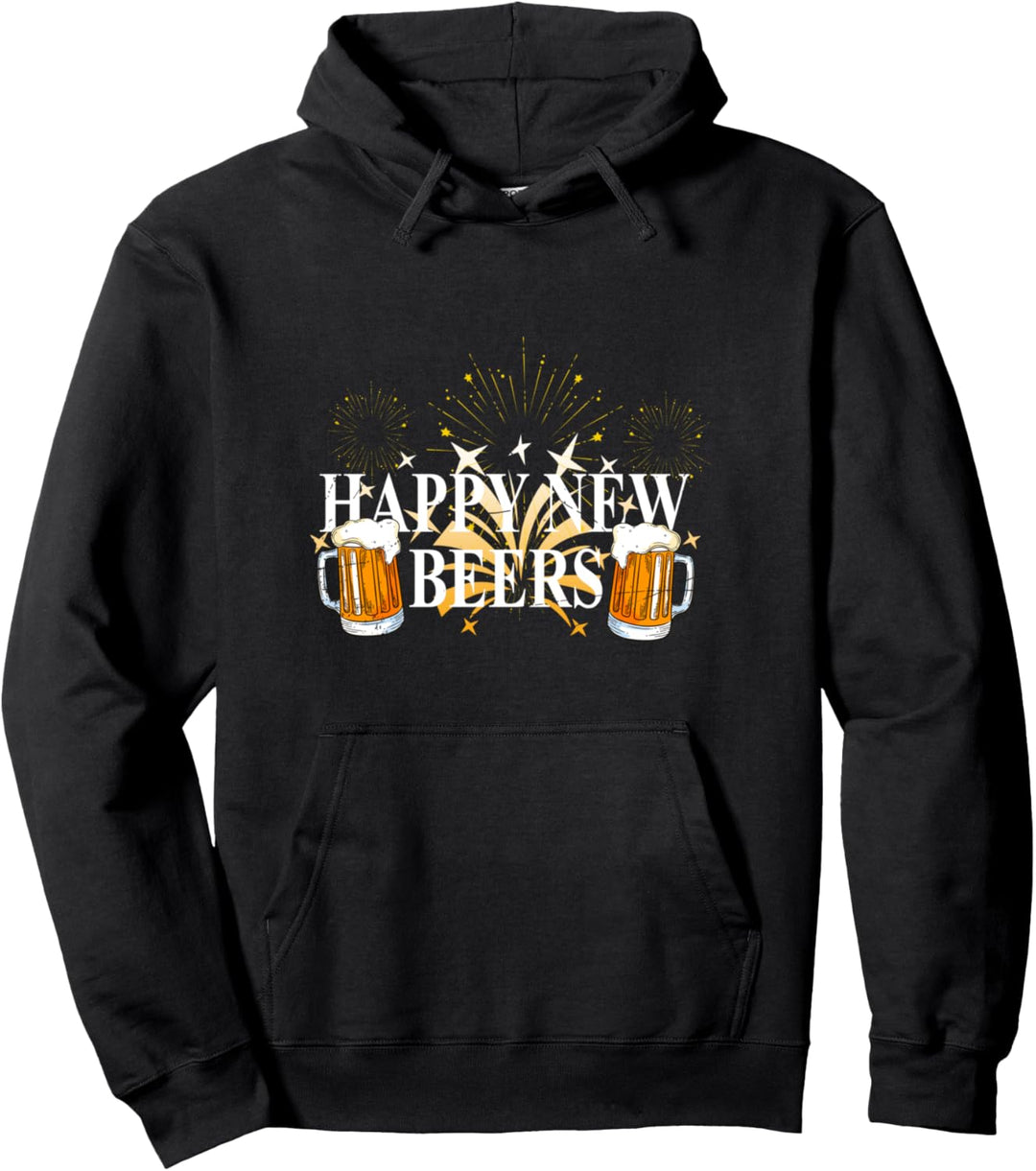 Lustiges Bier Silvester Party Geschenk Frohes Neues Jahr Pullover Hoodie