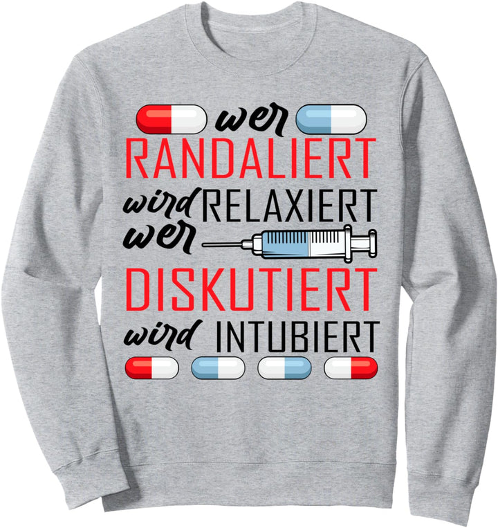 Arzt Ärtzin Pflegerin Krankenhaus Arbeiter Krankenschwester Sweatshirt