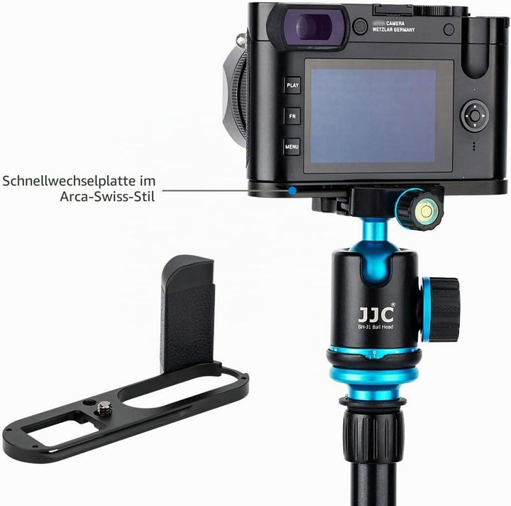 Handgriff Kameragriff für Leica Q2 | Verbessertes Handling | Arca Swiss schnellwechselplatte kompati