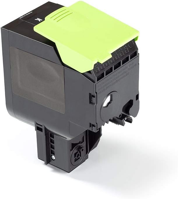 Green2Print Toner Doppelpack, 2 Kartuschen 2X 4000 Seiten ersetzt Lexmark 80C0H10, 800H1, 80C2HK0, 8