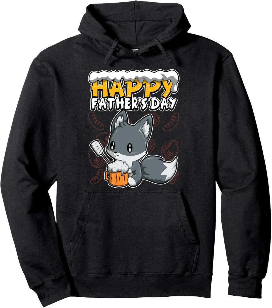 Alles Gute zum Vatertag - Ich liebe meinen Papa - Wolf Pullover Hoodie