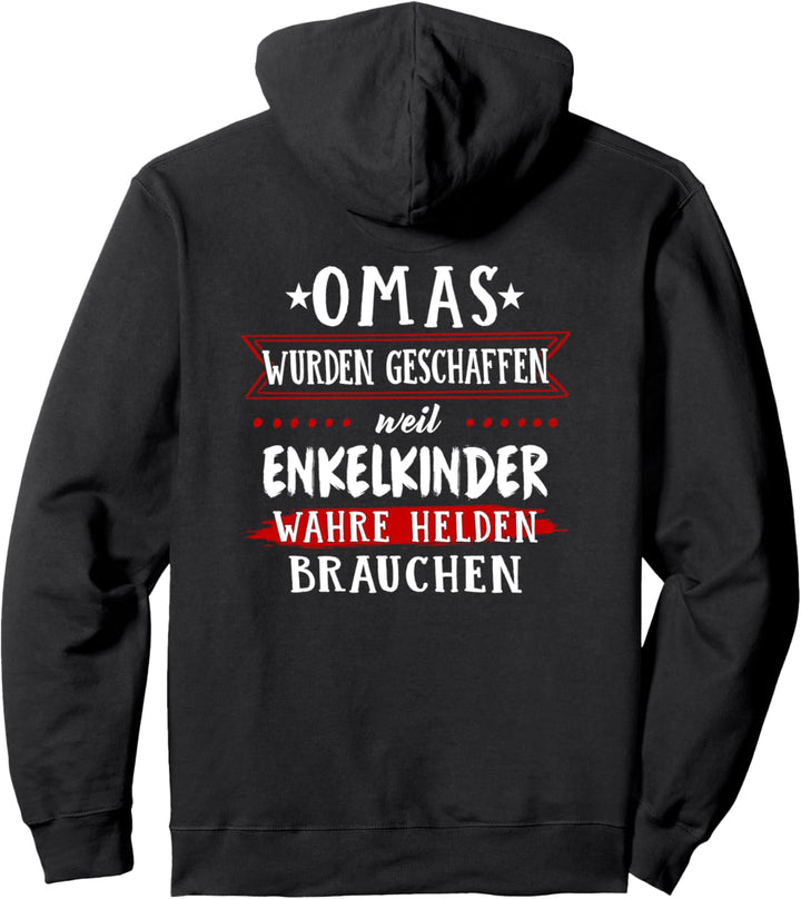 Omas Wahre Helden Der Enkelkinder Stolze Oma Pullover Hoodie