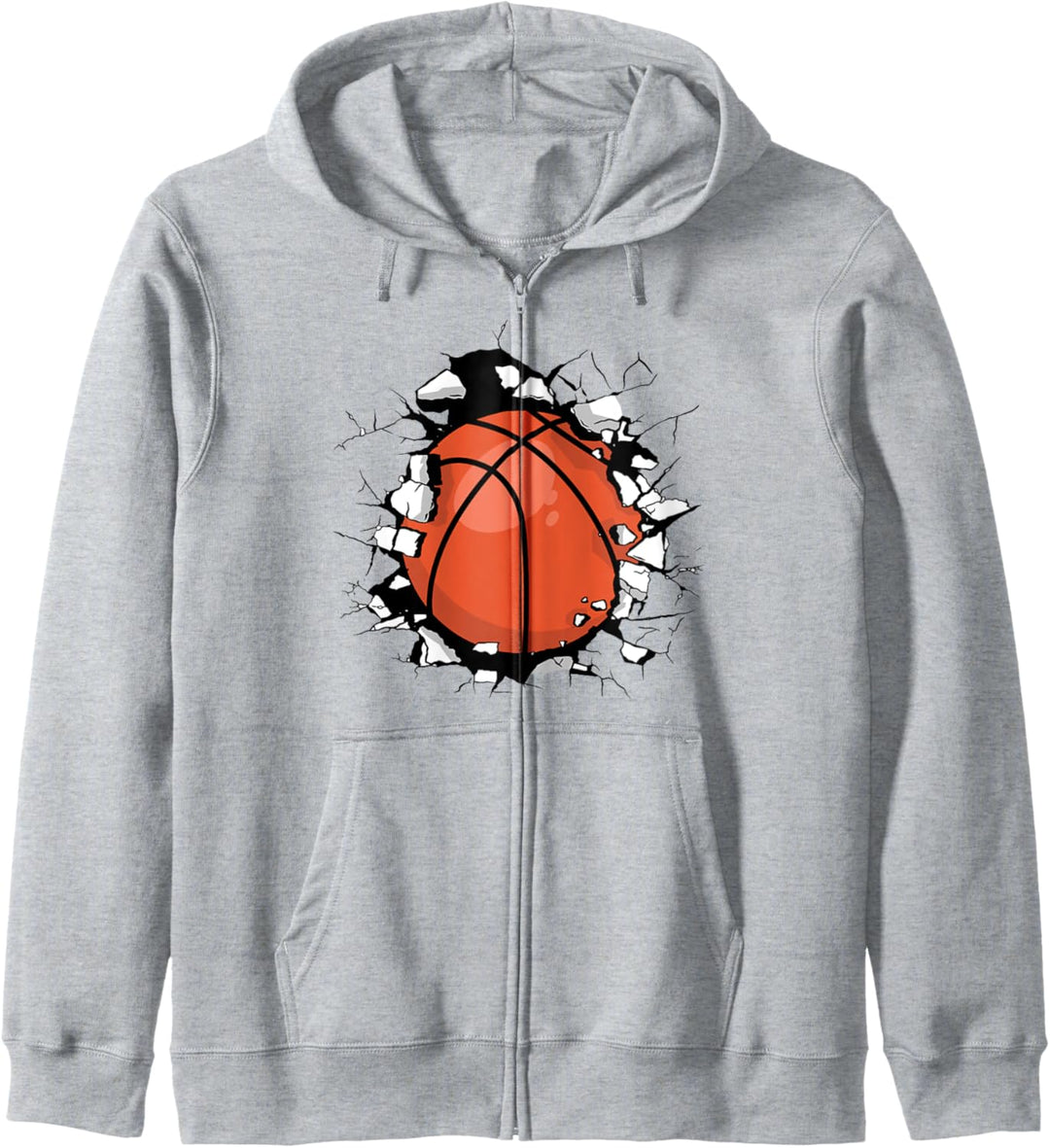 Basketball Ball Sportkorb Kapuzenjacke